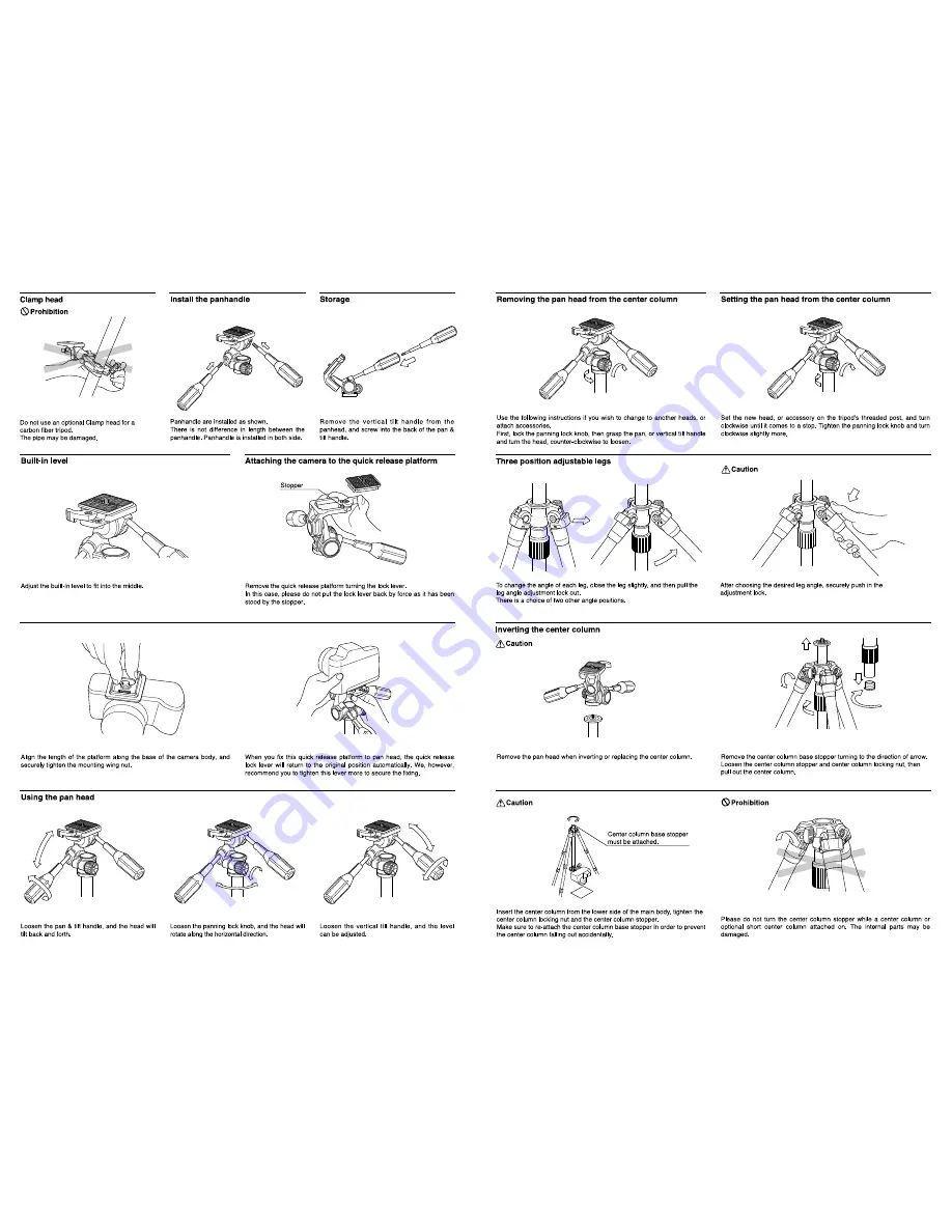 SLIK Carbon 723EX II Operating Instructions Download Page 2