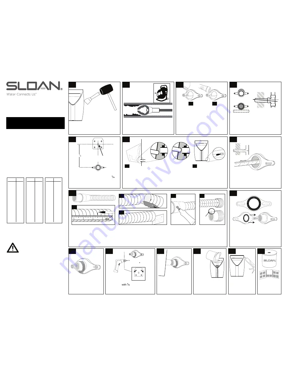 Sloan WES-7000 Скачать руководство пользователя страница 2