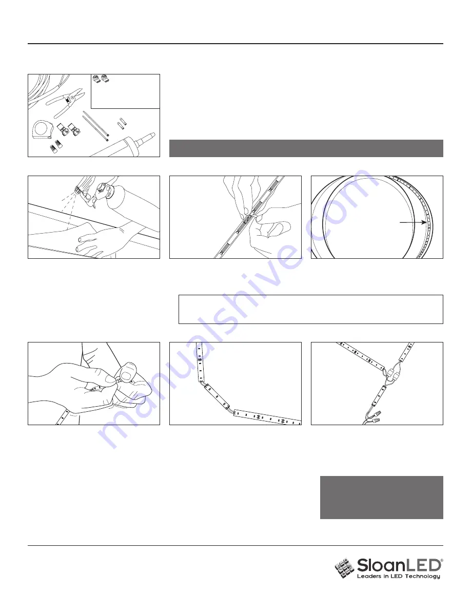 SloanLED BendLUX 701960-6WS241 Installation Manual Download Page 1