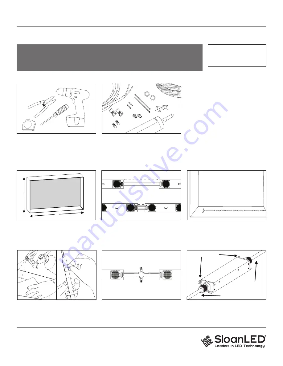 SloanLED PosterBOXID 701946-6WLNP1 Скачать руководство пользователя страница 1