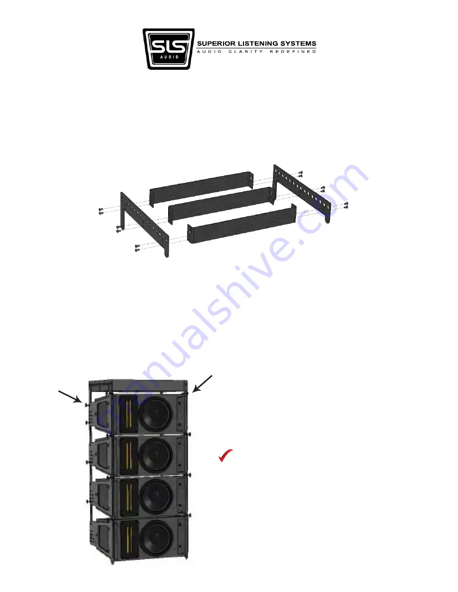 SLS Audio LS6500 LINE ARRAY Assembly Manual Download Page 4