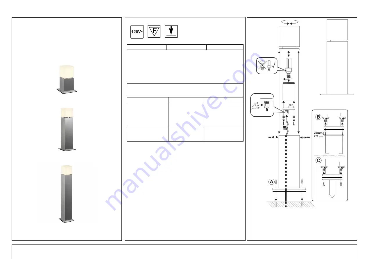 SLV 232236U Operating Manual Download Page 1