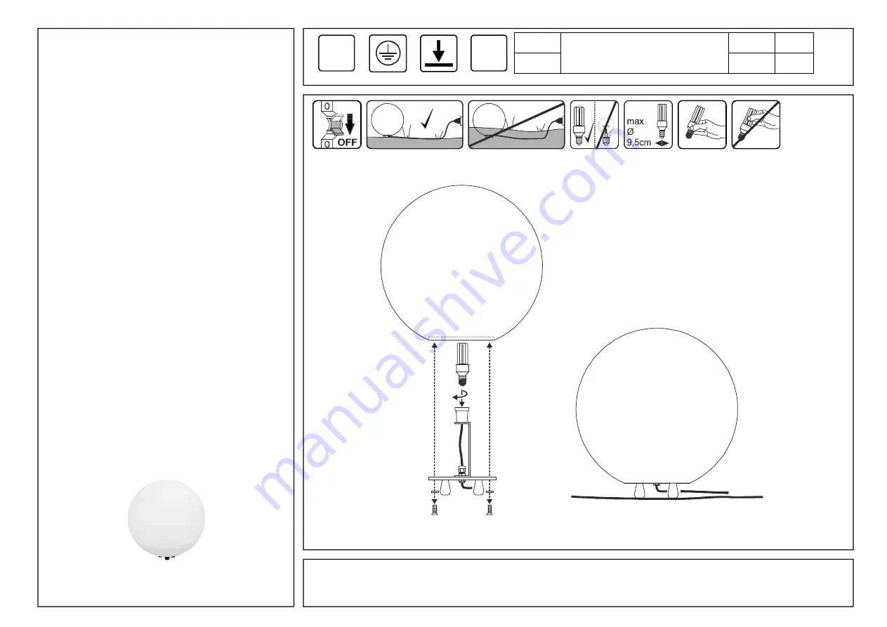 SLV Rotoball Floor Operating Manual Download Page 1