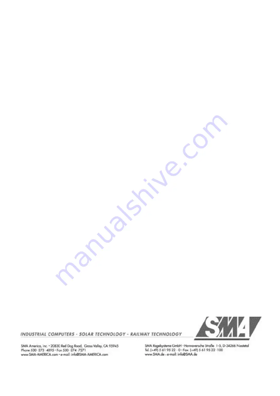 SMA Sunny Boy 2400 Quick Installation Manual Download Page 18