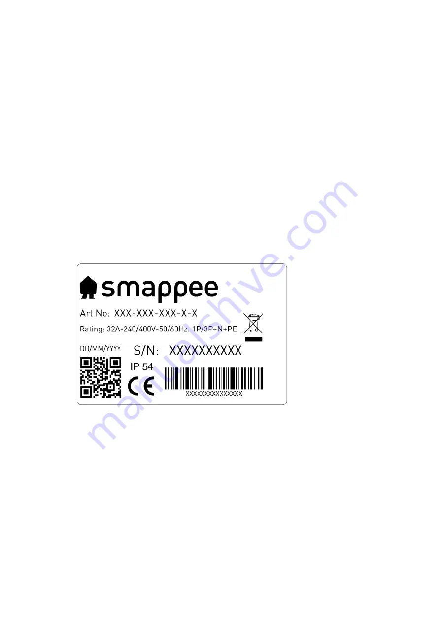 Smappee EVB-1332-BL-E Installation Manual Download Page 7