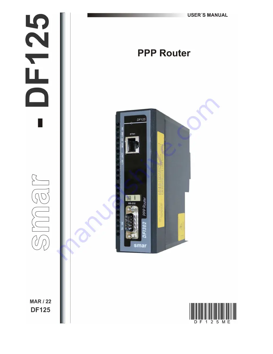 SMAR DF125 User Manual Download Page 1