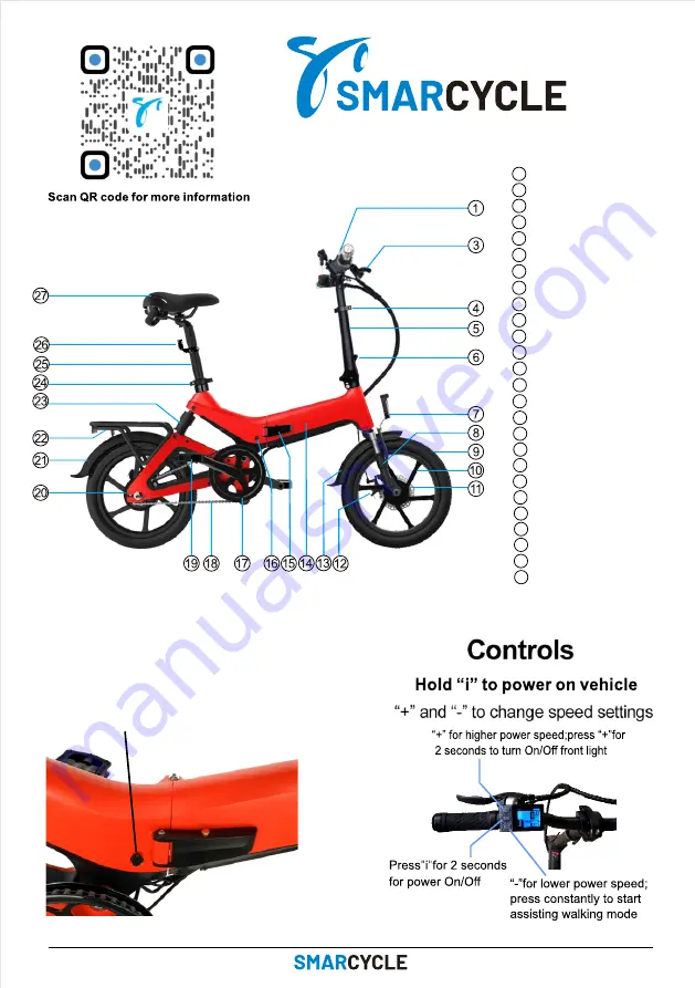 SMARCYCLE X 2022 Instruction Manual Download Page 1