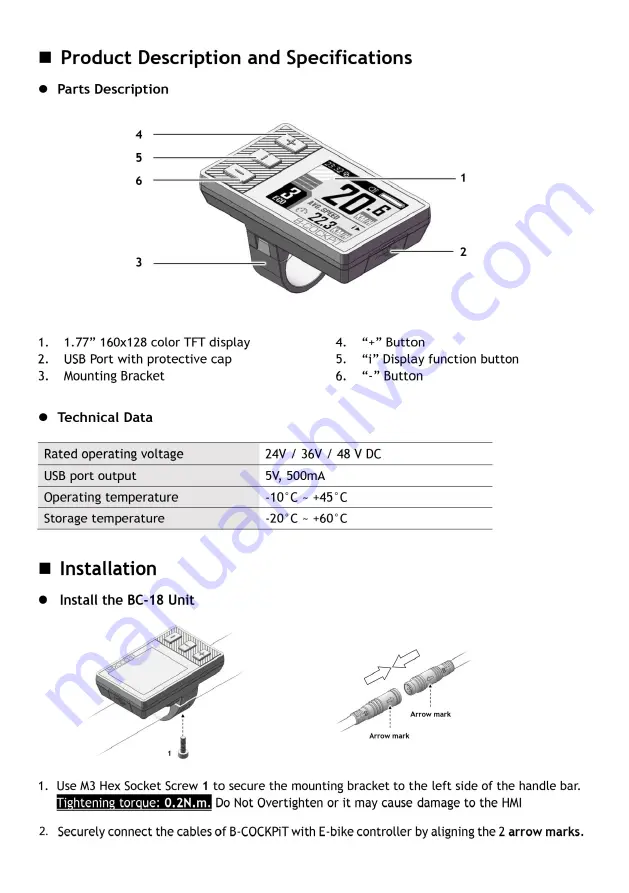 SMARCYCLE X 2022 Instruction Manual Download Page 6