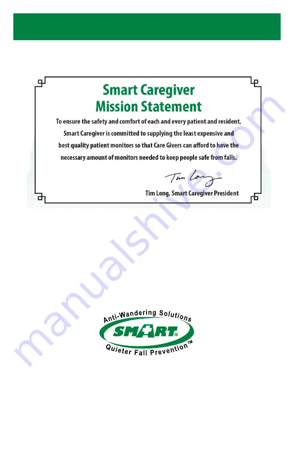 Smart Caregiver Tl-4015 Smart Station Manual Download Page 3