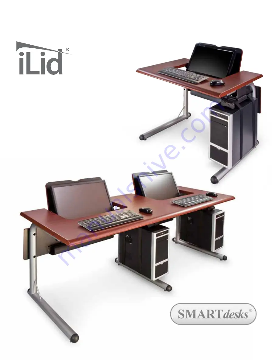 SMART desks iLid Touch Assembly & Instruction Manual Download Page 1