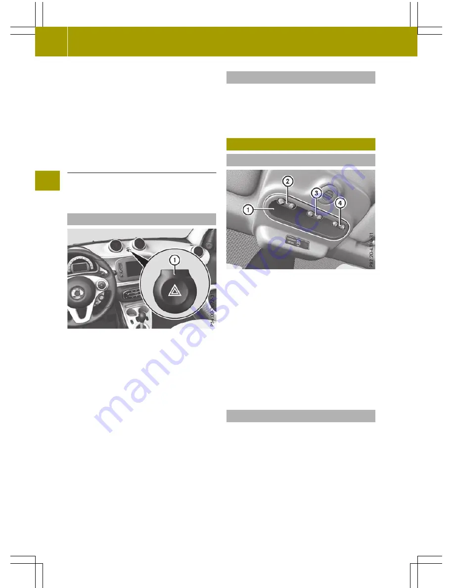 SMART 2016 fortwo Owner'S Manual Download Page 72