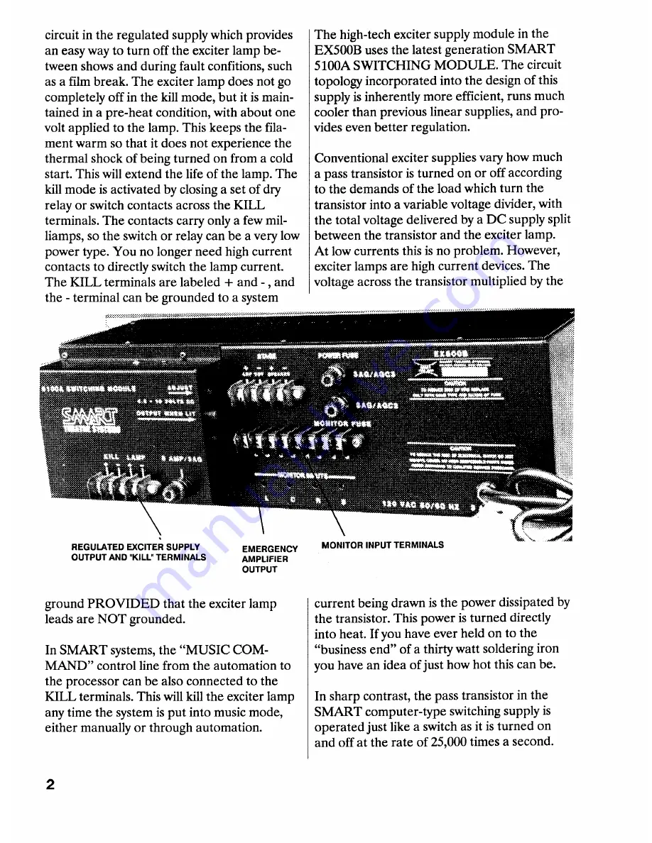 SMART EX500B Installation And Operation Manual Download Page 4