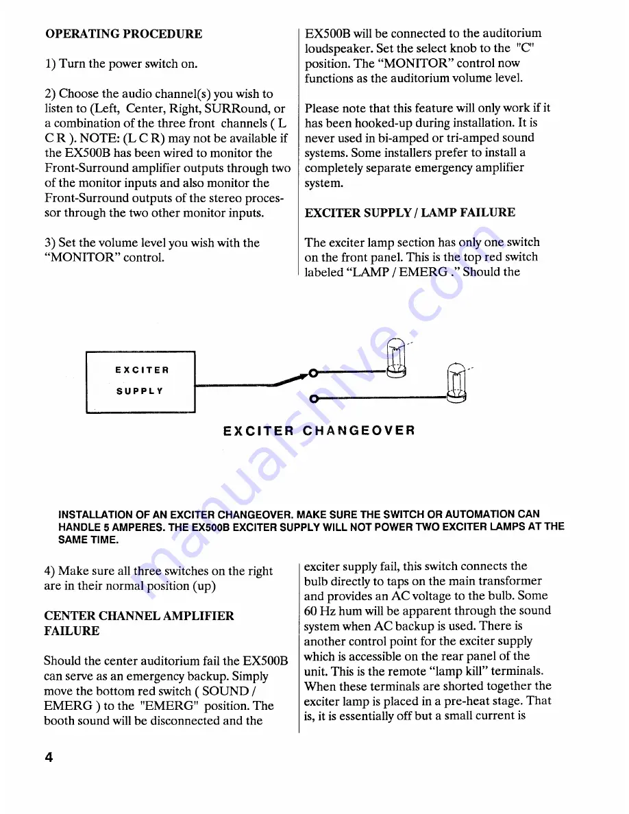 SMART EX500B Installation And Operation Manual Download Page 6