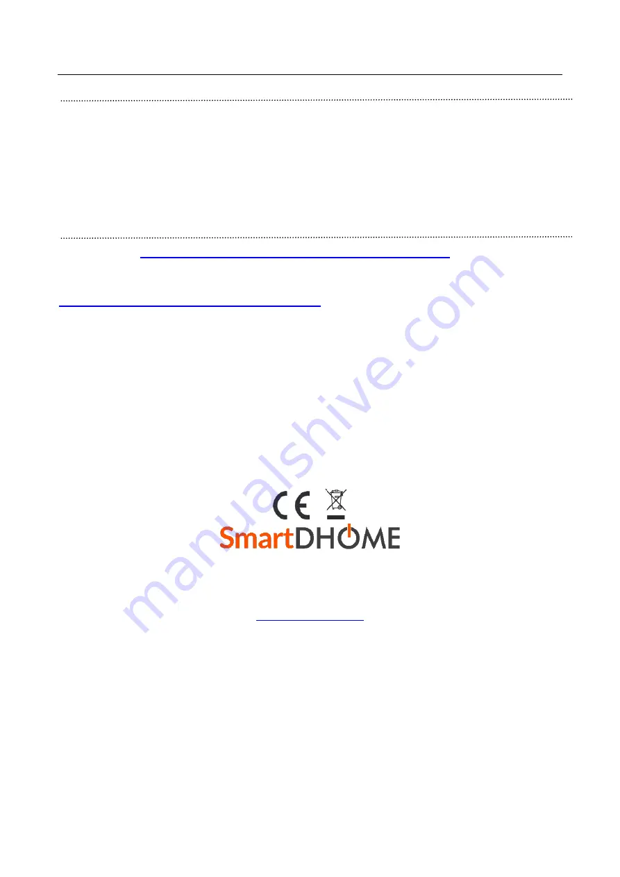 SmartDHOME 01335-2025-00 User Manual Download Page 5