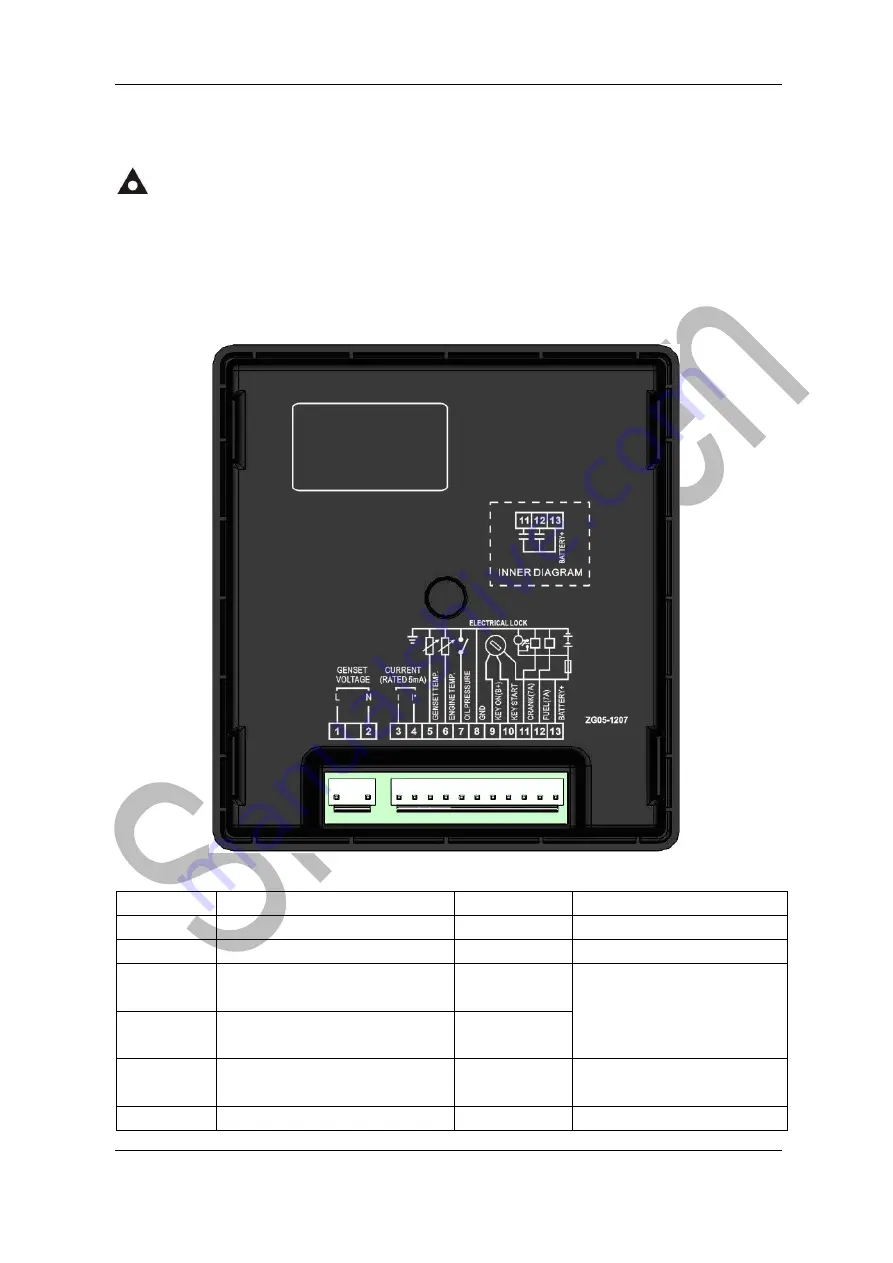 Smartgen HGM501 User Manual Download Page 9