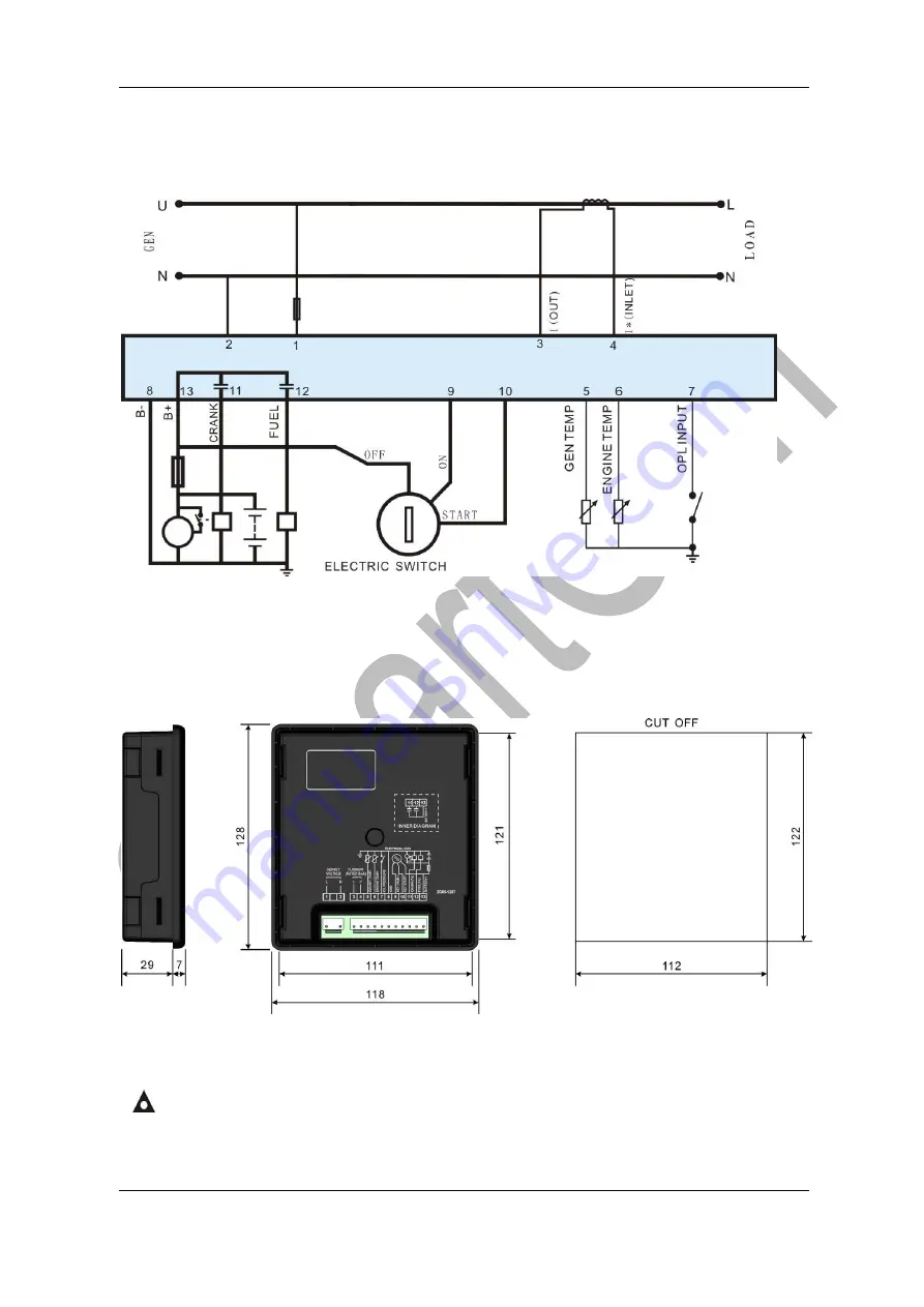 Smartgen HGM501 Скачать руководство пользователя страница 14