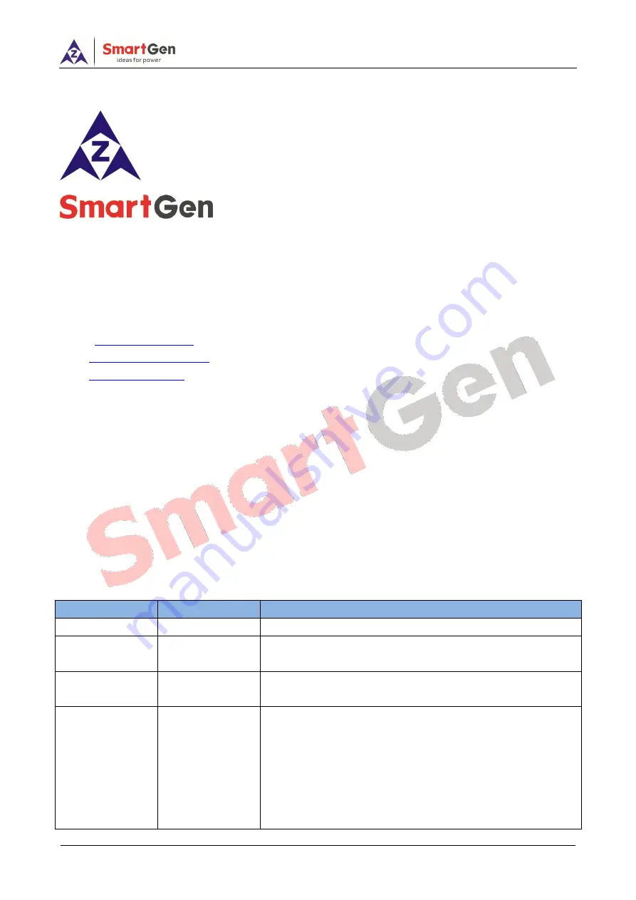 Smartgen HGM6100N Series User Manual Download Page 2