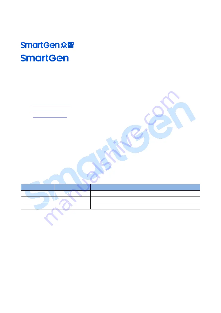 Smartgen HGMS62 User Manual Download Page 2