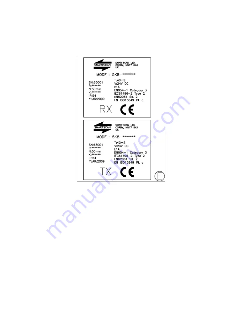 SMARTSCAN 5K8 Series Installation Sheet Download Page 5