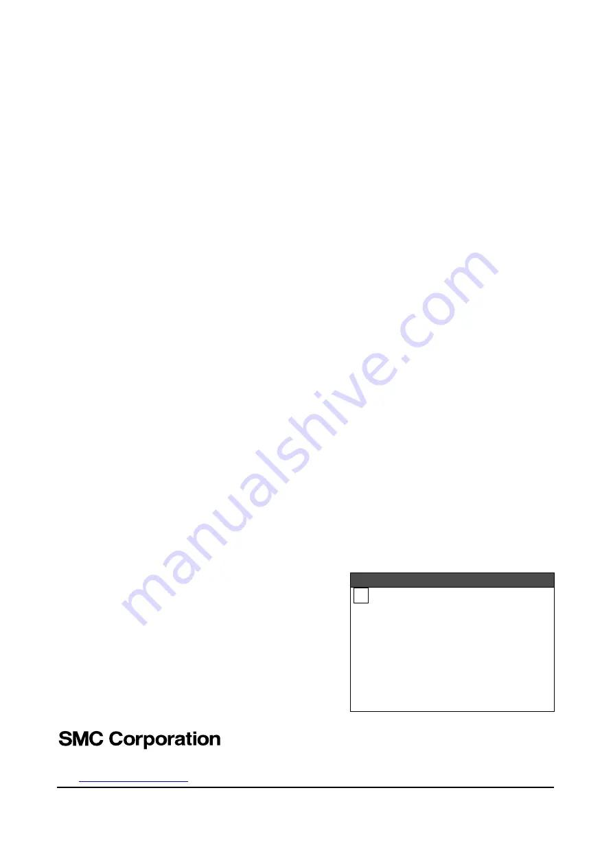 SMC Networks AFD20 D Series Operation Manual Download Page 30