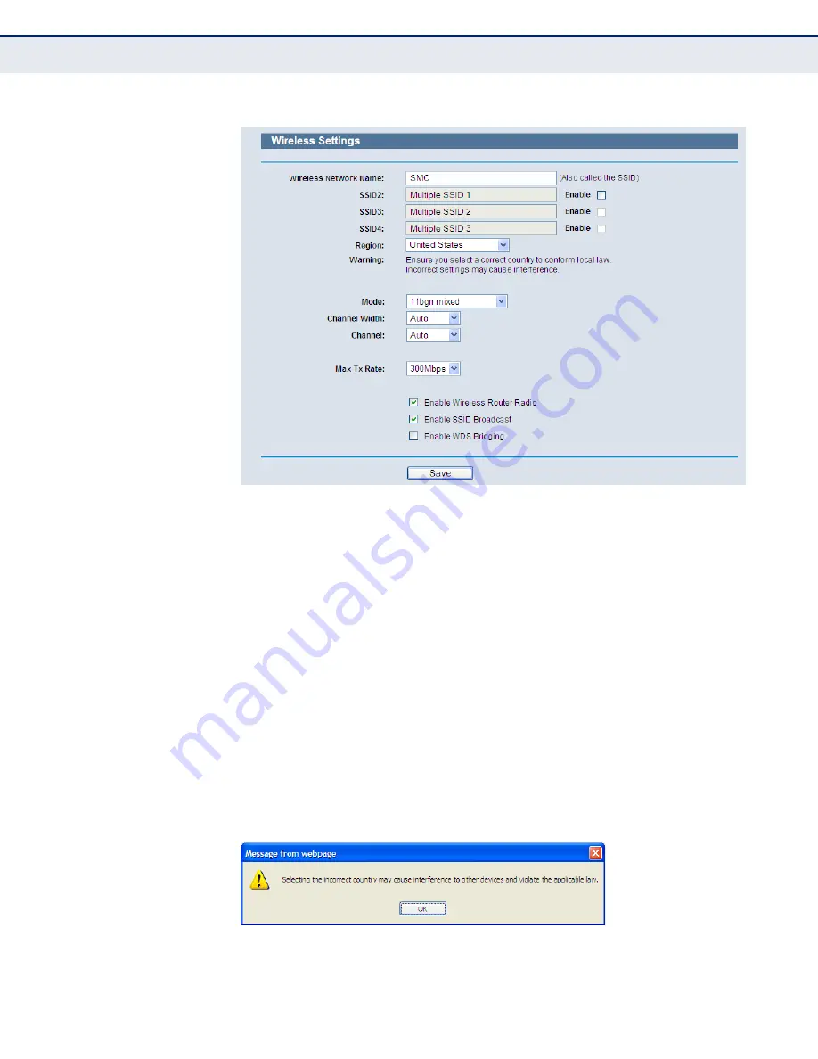 SMC Networks BARRICADE N SMCWBR14N5V2 User Manual Download Page 61