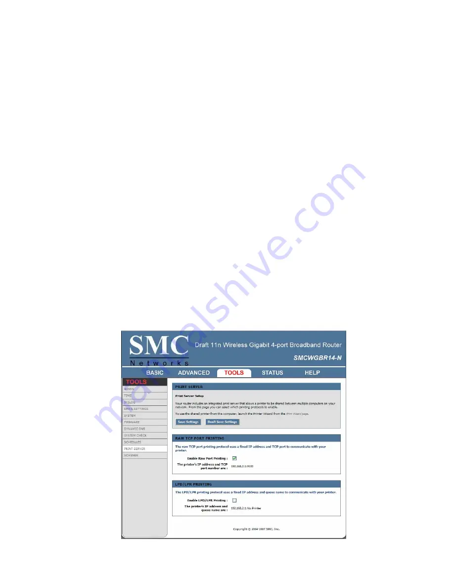 SMC Networks Barricade SMCWGBR14-N User Manual Download Page 86