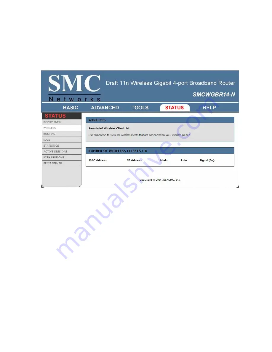 SMC Networks Barricade SMCWGBR14-N User Manual Download Page 92