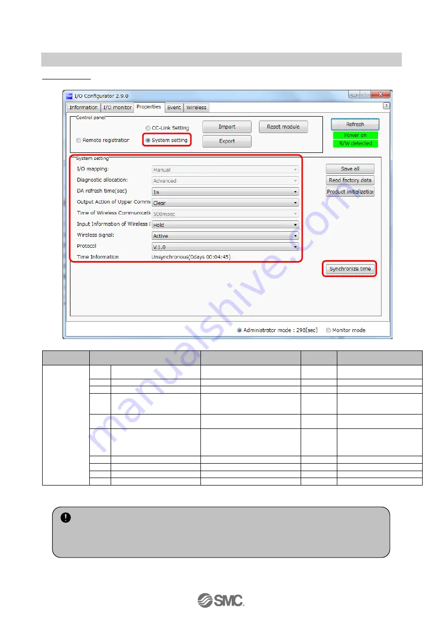 SMC Networks EXW1-BMJA Series Operation Manual Download Page 42