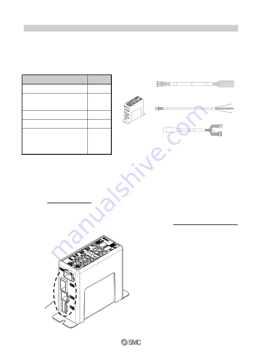 SMC Networks LECP1 Series Operation Manual Download Page 9