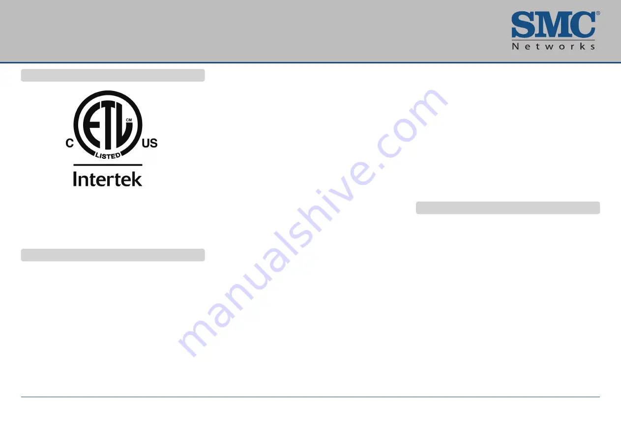 SMC Networks SMCDW30-Z Quick Start Manual Download Page 4