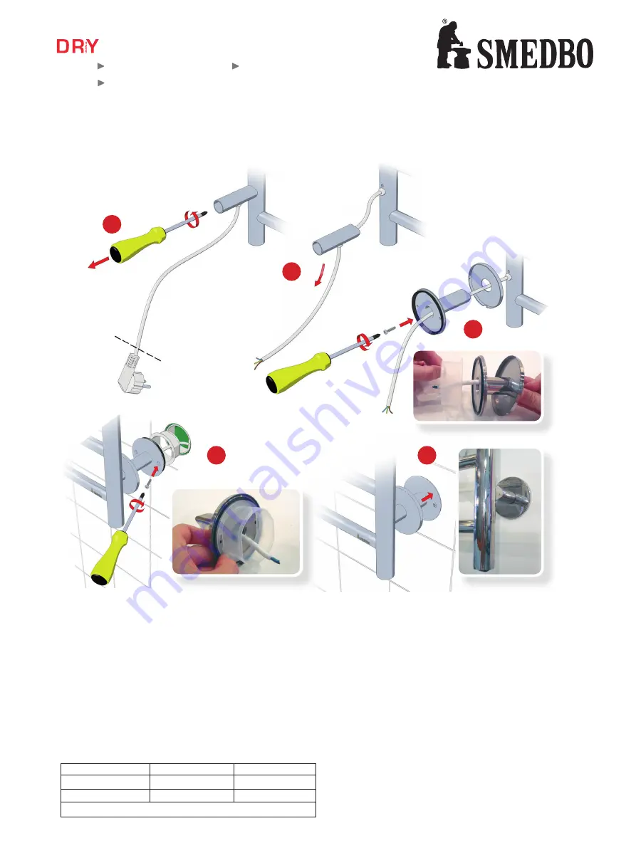 SMEDBO DRY FK712 Fitting Instructions Manual Download Page 9