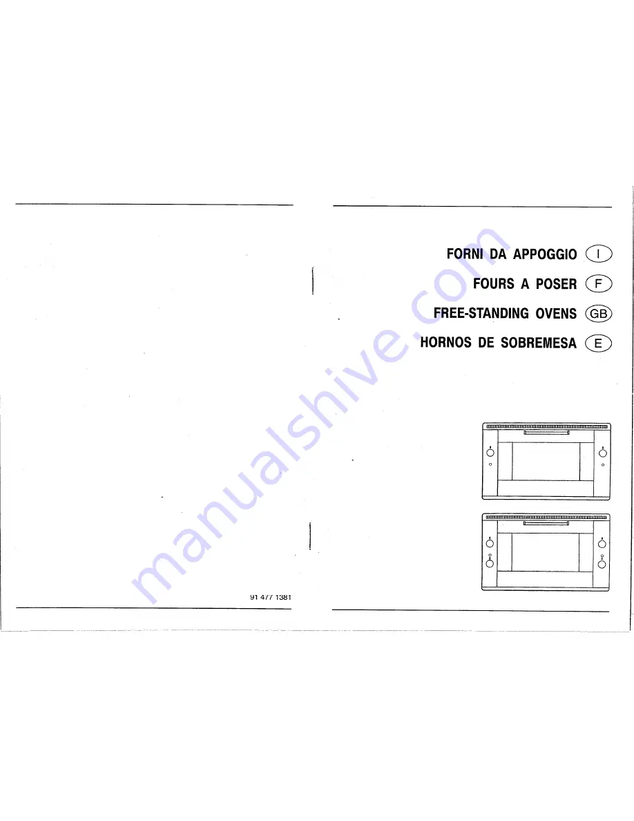 Smeg ALFA130X Instruction Manual Download Page 1