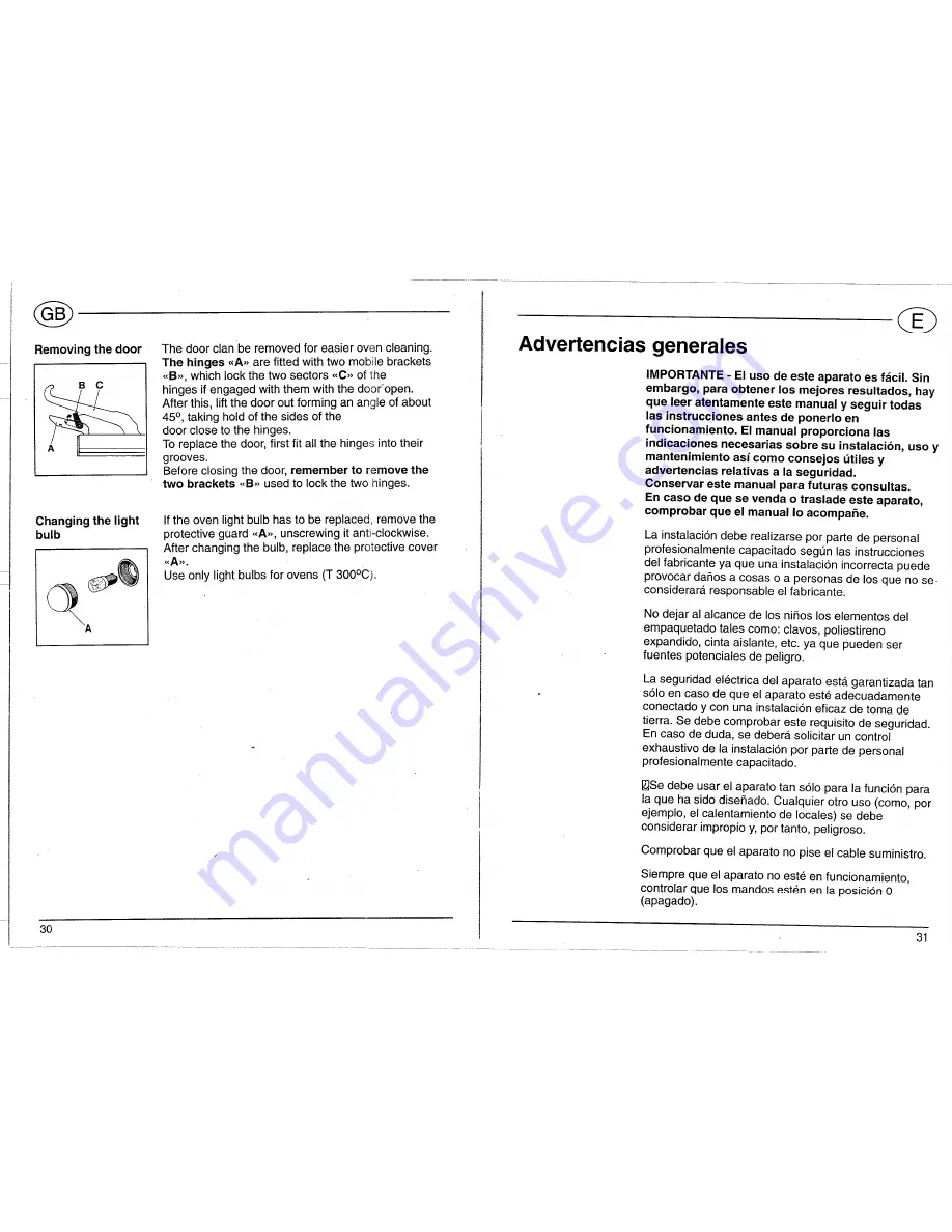 Smeg ALFA130X Instruction Manual Download Page 7