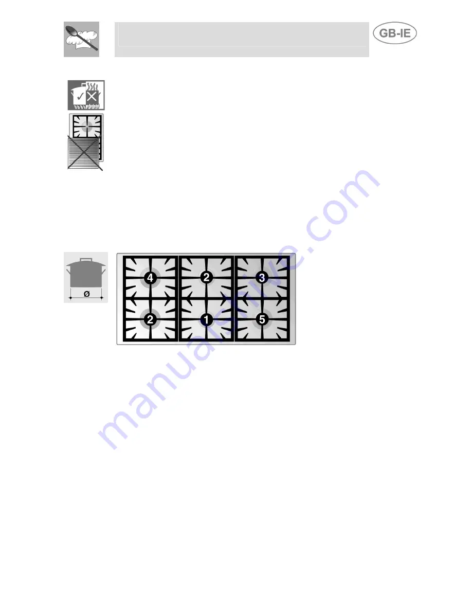 Smeg AS21T76F Instructions For Installation And Use Manual Download Page 12