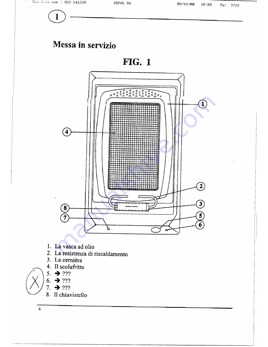 Smeg Built In Fryer SEFR535X (Italian) Istruzioni Per L'Uso Download Page 6