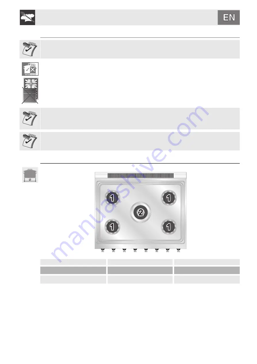 Smeg C30GGXU1 Manual Download Page 11