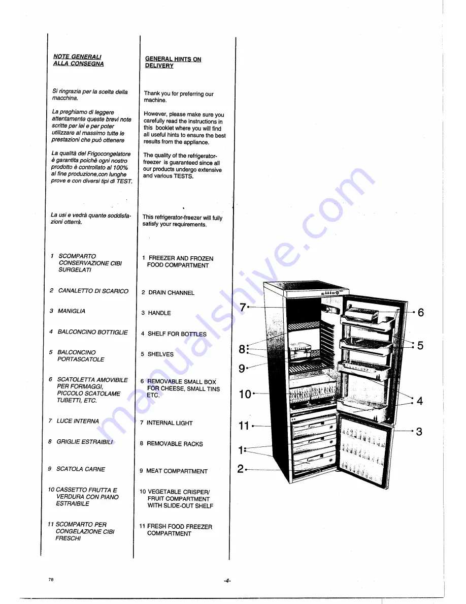 Smeg CR306SE Скачать руководство пользователя страница 4