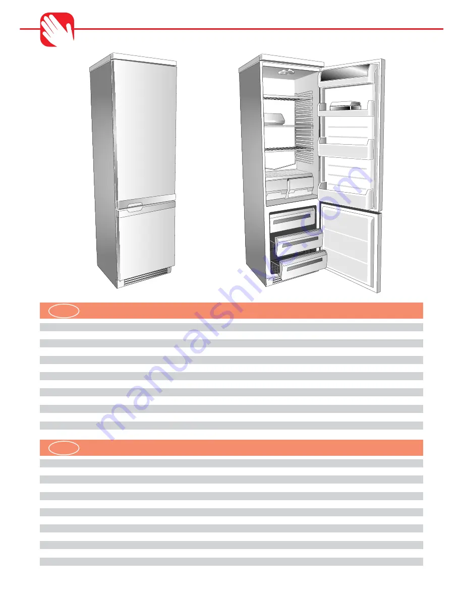 Smeg CW350R Instructions For Installation, Use And Maintenance Manual Download Page 2