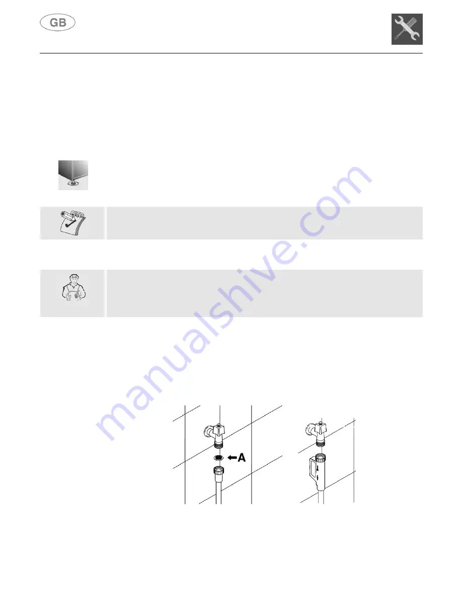 Smeg Dishwasher DWD1E Скачать руководство пользователя страница 5