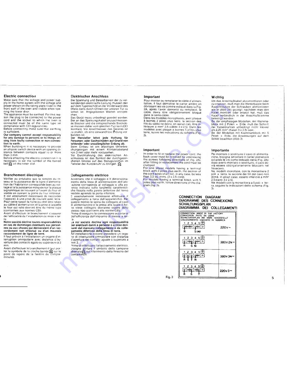 Smeg Double Soft Line Oven 7015PA Product Manual Download Page 4