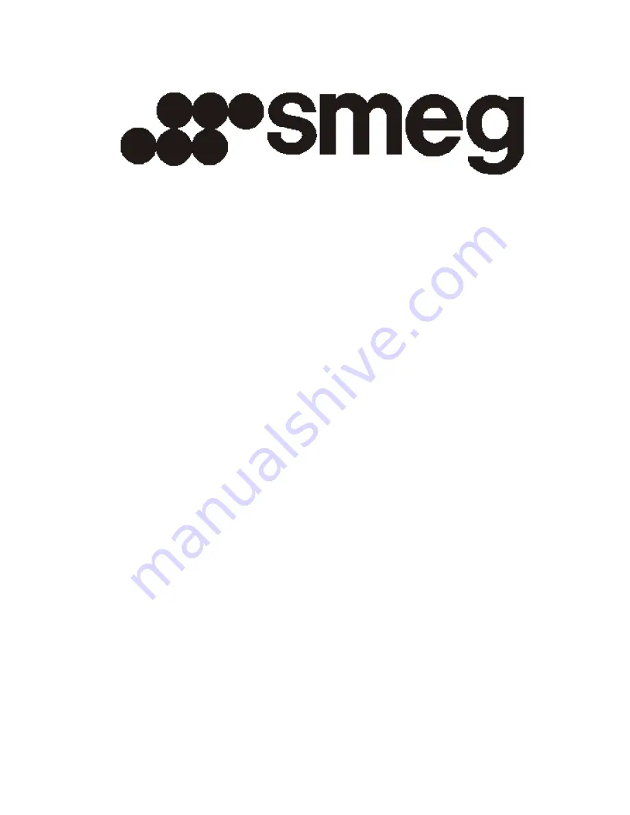 Smeg FC344BNF Instruction Booklet Download Page 1