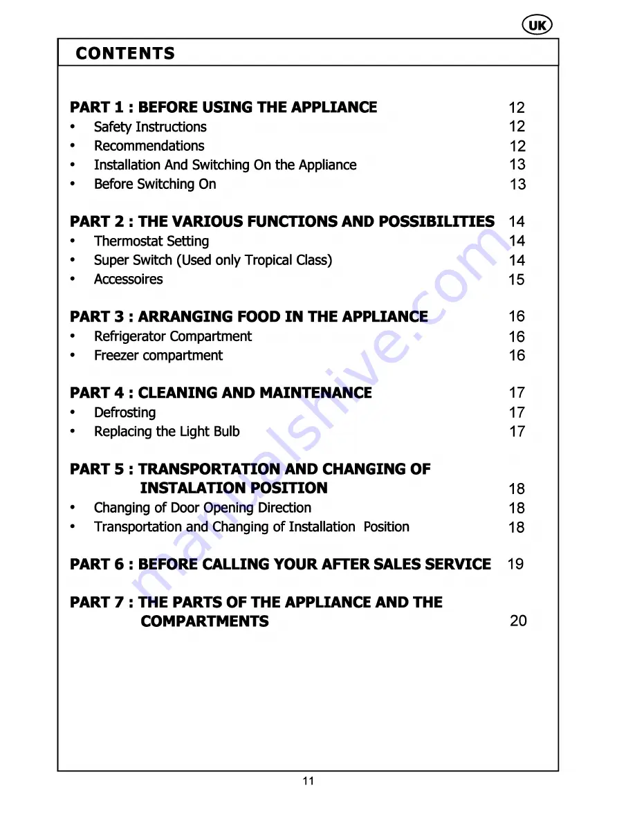 Smeg FD238B Manual Download Page 2