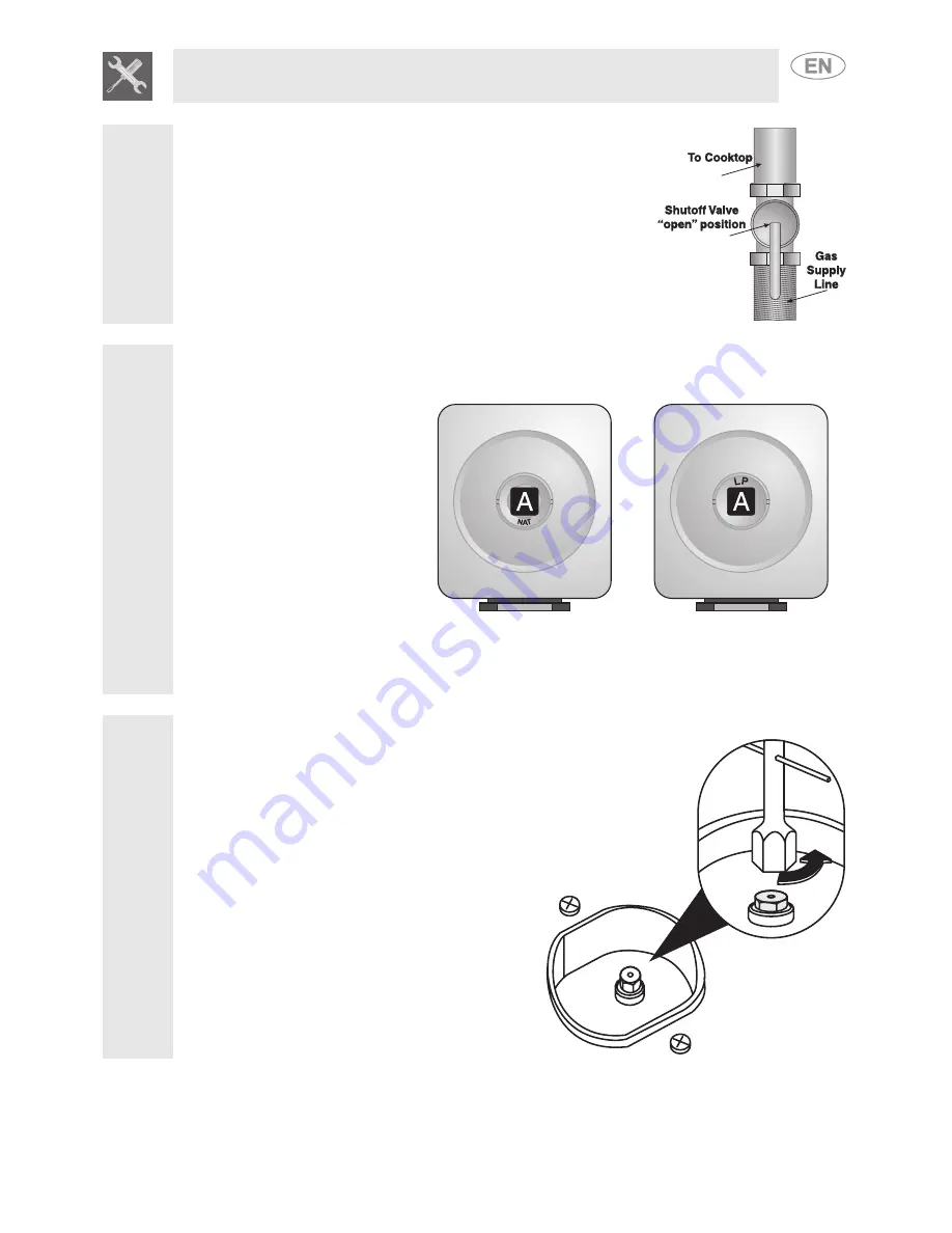 Smeg Freestanding Gas Range C6GGXU Скачать руководство пользователя страница 3