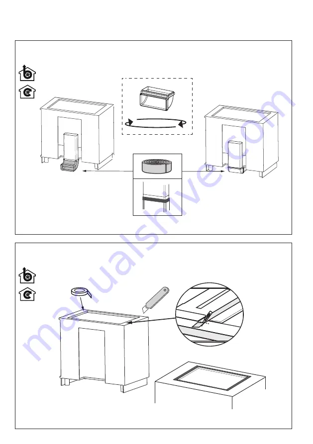 Smeg HOBD682D Installation Manual Download Page 15