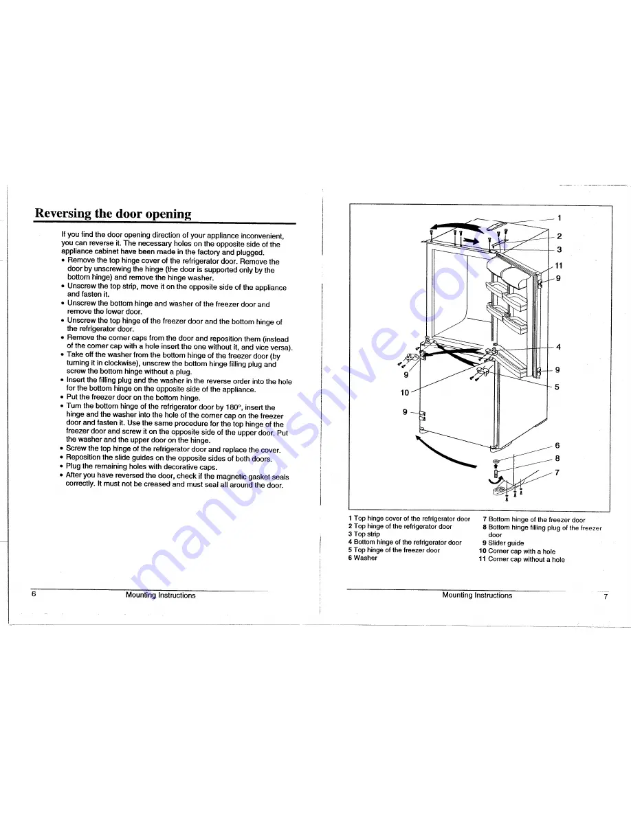 Smeg Integrated Refrigerator with Freezer CR320ASX Instructions For Use Manual Download Page 21