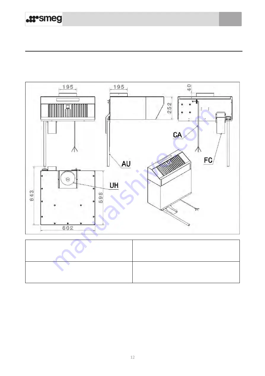 Smeg K43X Instruction Booklet Download Page 12