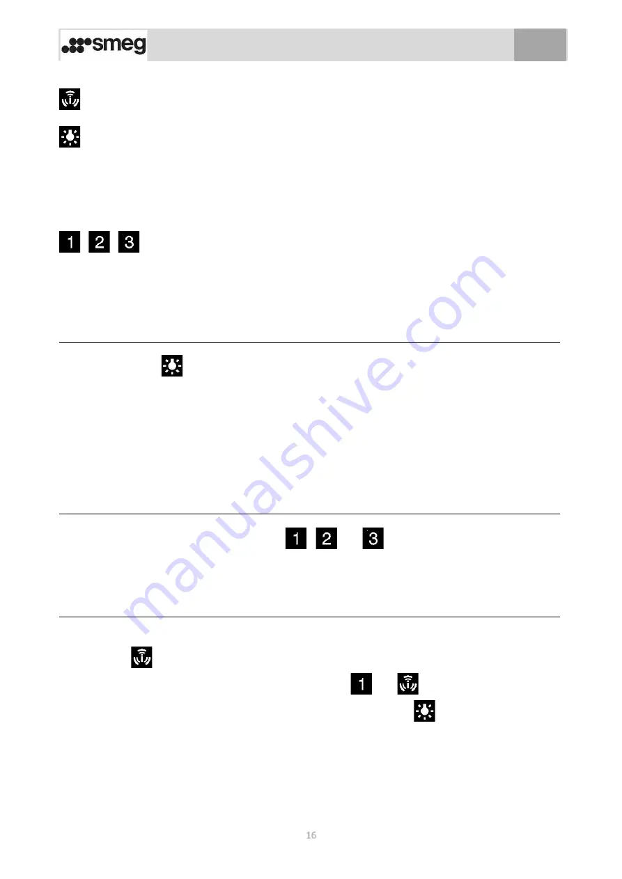 Smeg K43X Instruction Booklet Download Page 16