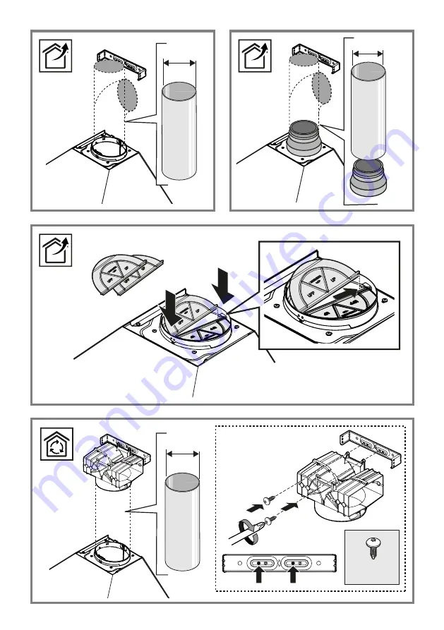 Smeg KCH62X Instruction On Mounting And Use Manual Download Page 8