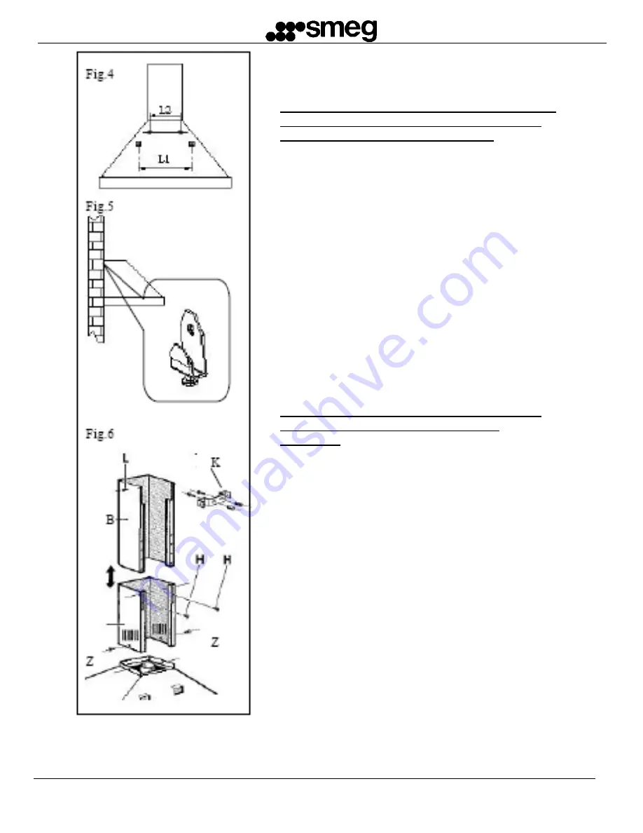 Smeg KD120 series Instruction Manual Download Page 5