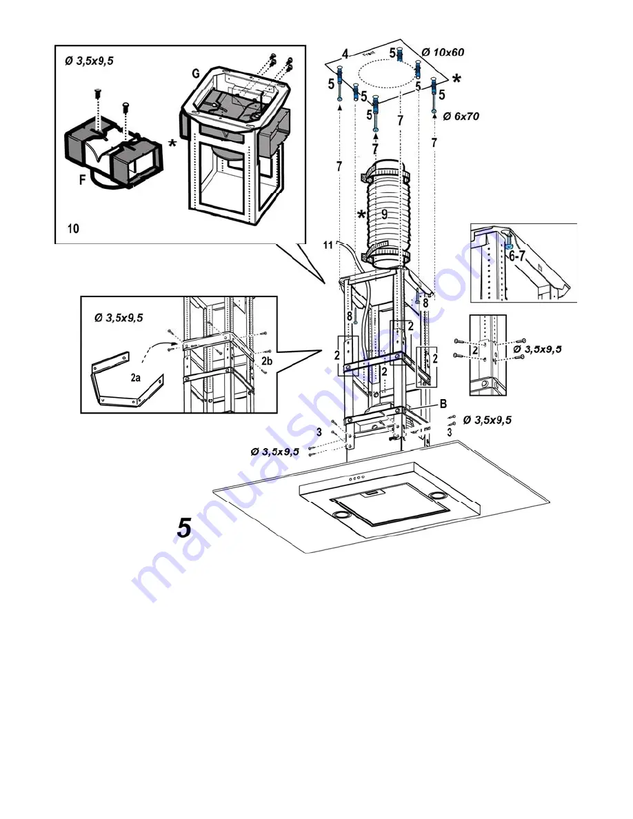 Smeg KEIV90 Instruction On Mounting And Use Manual Download Page 3